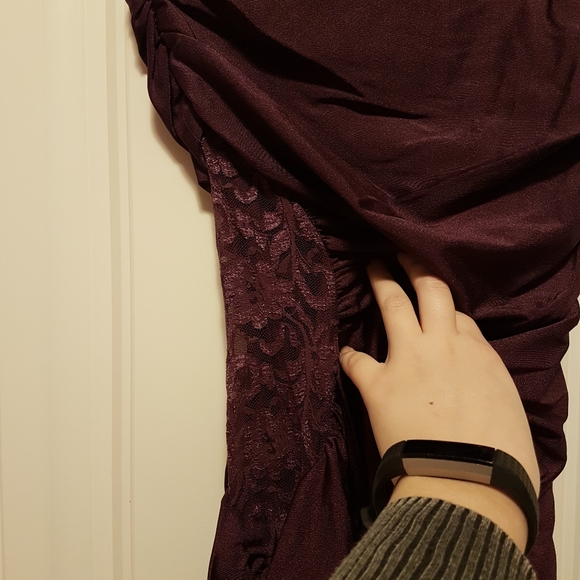 Beautiful Long Ruched Prom Dress - Picture 5 of 6